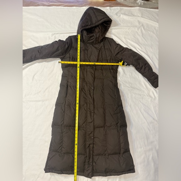 Larry Levine Dark Brown Hooded Puffer Coat - Picture 3 of 8